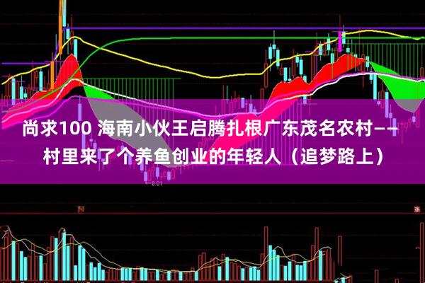 尚求100 海南小伙王启腾扎根广东茂名农村—— 村里来了个养鱼创业的年轻人（追梦路上）